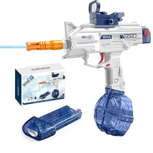 Produktbild: Siereolly Wasserpistole Elektrisch für Erwachsene und Kinder,Automatische Wasserpistole Mit Großer Reichweite,Wasserpistolen Wasserspritzpistolen Große Kapazität Sommer Spielzeug