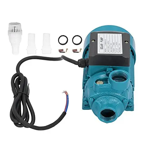 Produktbild: Wasserpumpe, DC 12 V, 180 W, Einstufige Horizontale Mikro-Vortex-Elektropumpe mit Einzelansaugung, Maximaler Durchfluss und 15 M / 49,2 Fuß Entladung, Sumpfpumpen