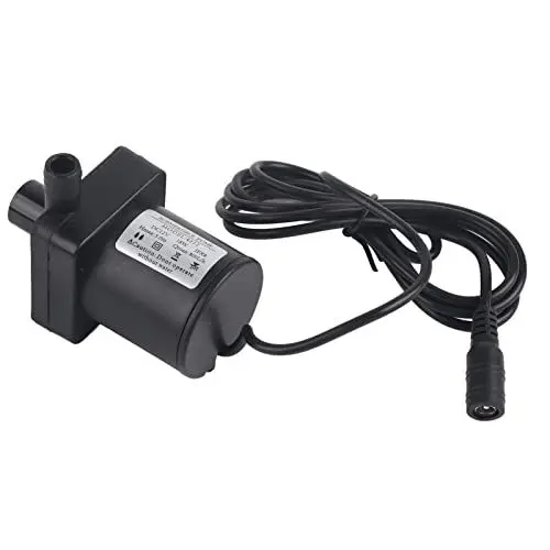 Produktbild: Wasserpumpe mit Bürstenlosem Gleichstrommotor, 12-V-Tauchpumpe für Aquarien, Aquarien, Hydrokulturen mit ABS-Gehäuse, 800 Lorh, 5 M Förderhöhe. Ideal für Pools, Teiche,