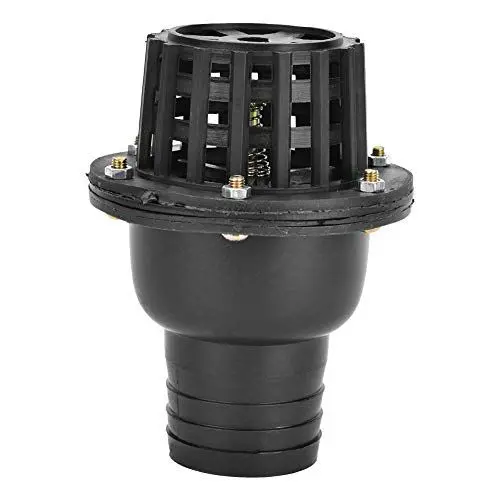 Produktbild: Wasserpumpen-Fußventil Schwarz PVC-Niederdruck-Flachrückschlagventil Schwarz 1,5 Zoll 2 Zoll 2,5 Zoll 3 Zoll 4 Zoll Optional für den Industriegarten mit Flüssigkeitsmaschine(2in)