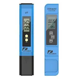 Produktbild: Wasserqualitätstest Meter Pancellent TDS PH EC Temperatur 4 in 1 Set für Hydrokultur, Aquarien, Trinkwasser, RO-System, Fischteich und Schwimmbad