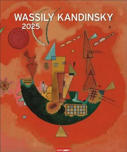 Produktbild: Wassily Kandinsky Edition Kalender 2025: Kunstvoller Wand-Kalender mit abstrakten Kunstwerken im Bauhaus-Stil. Großer Kunst-Kalender 2025 im Hochformat. 46 x 55 cm. (Kunst Edition Weingarten)