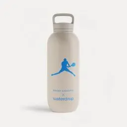 Produktbild: waterdrop MICRODRINK x Novak Djokovic - All Purpose Thermosflasche 1.4L, isolierte Edelstahl Trinkflasche, 24h kalt - 12h heiß, auslaufsicher & bruchsicher