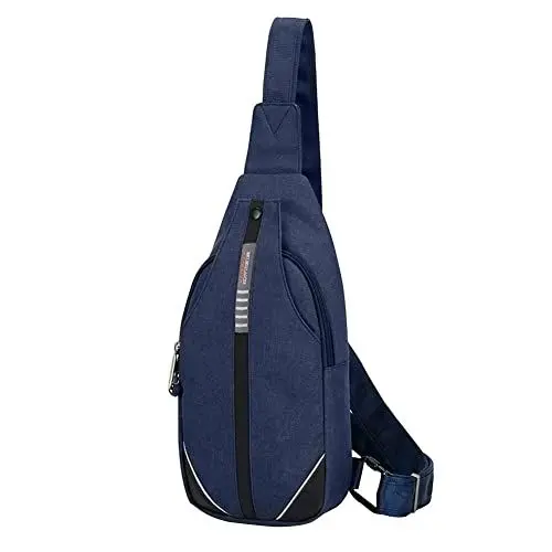 Produktbild: WATERFLY Anti-Diebstahl Sling Bag für Damen und Herren Brusttasche Hippie Crossbody Bag Multipurpose Daypack