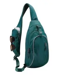 Produktbild: WATERFLY Brusttasche Schultertasche Umhängetasche Herren Klein Männerhandtasche Sling Bag Damen Tasche Messenger Crossbody Bag Crossbag für Outdoor-Sportarten Reise Radfahren Wandern