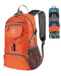 Produktbild: WATERFLY Ultraleicht Faltbar Klein Rucksack: 20L Leicht Packable Wanderrucksack Tagesrucksack Trekkingrucksack Outdoor Sportlich Backpack Travel Daypack für Herren Damen