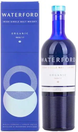 Produktbild: Waterford ORGANIC Irish Single Malt Whiskey GAIA 1.1 50% Volume 0,7l in Geschenkbox Whisky