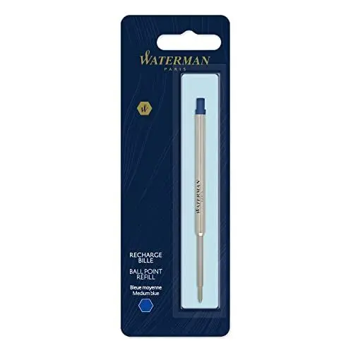Produktbild: Waterman Ersatzmine für Kugelschreiber | mittlere Spitze | Blaue Tinte | 1 Stück