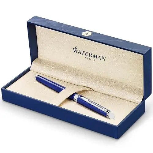 Produktbild: Waterman Hémisphère Tintenroller | Lackierung in Hellblau | feine Spitze | Schwarze Tinte | Geschenkbox
