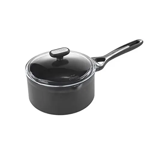 Produktbild: Pyrex durchsichtiger Stieltopf mit Deckel, Ø 16 cm, 1 Liter, Induktion