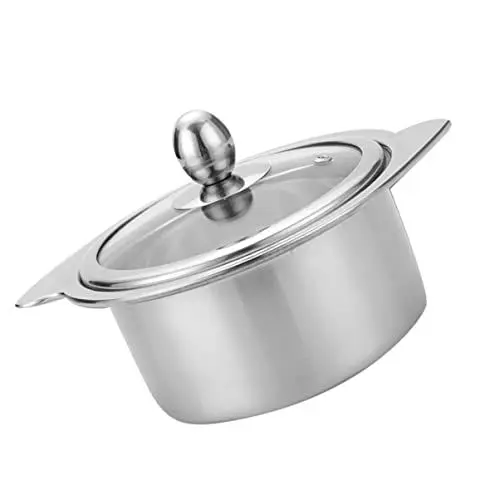 Produktbild: WATIIFUFU Topfdeckel Aus Edelstahl Für Induktionskochfelder 14 Cm Für Induktionsherde Lebensmittelechter
