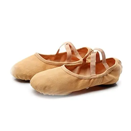 Produktbild: WATIIFUFU 1 Paar Tanzschuhe Ballett Spitzenschuhe Sohle Ballettschuhe Yoga-Schuhe Barre-Schuhe rutschfeste Schuhe Ballettstiefeletten Ballerinas Taschenschuhe Ballettbedarf Ballettfüße