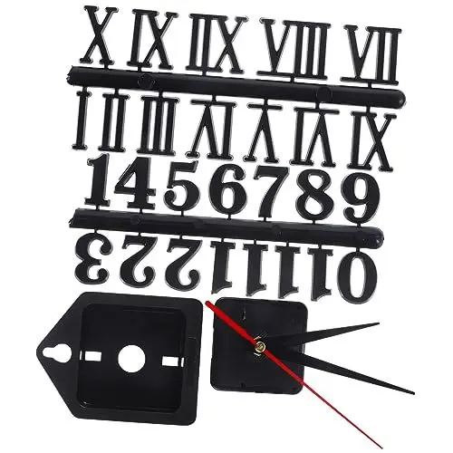 Produktbild: WATIIFUFU 1 Satz Bewegungskomponenten Uhrwerksmechanismus DIY digitaluhr Nummer Uhrwerk mit Pendel Batterie wanduhr Digitale Wanduhr Ersatzuhrwerk batteriebetrieben Uhrenteile Plastik