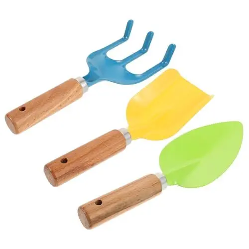 Produktbild: WATIIFUFU 1 Satz Gartenwerkzeug-Set Kinder Schaufel Spielzeug Sandschaufel-rechen-Werkzeug Für Kinder Gartengeräte Für Kinder Kinder-Mini-rechen Kleine Rechenwerkzeuge Rechen Spielzeug Eisen