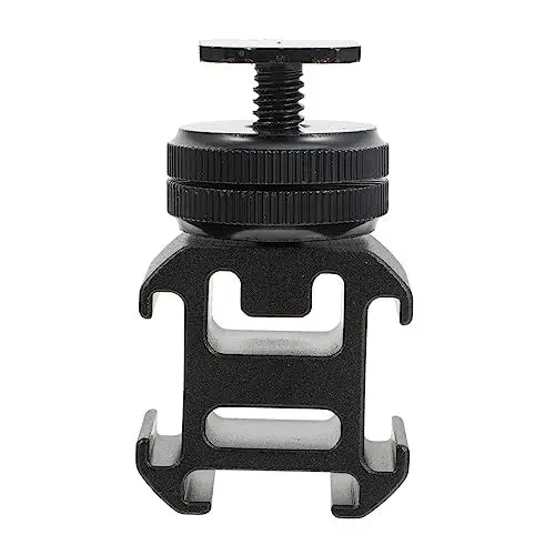 Produktbild: WATIIFUFU 1 Set Dreikopf Blitzschuh Basis Kamera Stativständer Mikrofon Galgenständer Mikrofonhalterung Mikrofon Adapter Blitz Blitzschuh Adapter Kamera Blitzschuh Adapter Stativ
