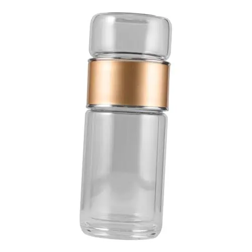 Produktbild: WATIIFUFU Doppelschichtbecher Becher 280 Ml Hitzebeständiger Glasbecher Kunststoffschale Vorhanden