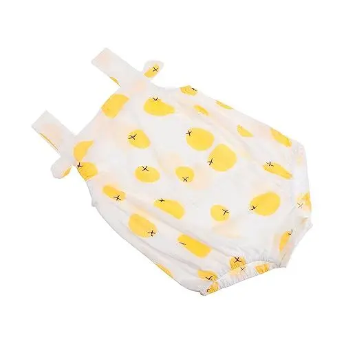 Produktbild: WATIIFUFU 1stk -furz-abdeckung Babyweste -tanktop Babytragetuch Tankini Für Mädchen Sommeroutfit Für Babymädchen Sommerbodys Für Babys Tragetuch Für Babys Aussetzen Baumwolle Yellow