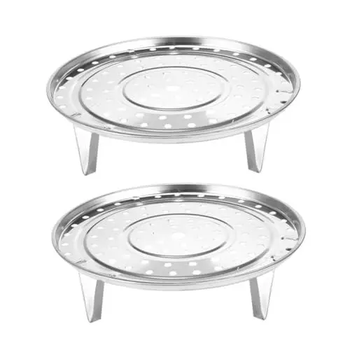 Produktbild: WATIIFUFU Dampfgarer-set Aus Edelstahl 2-teiliges Topf-dampftablett Abnehmbares Dampfregal Für Lebensmittel Für Die Küche