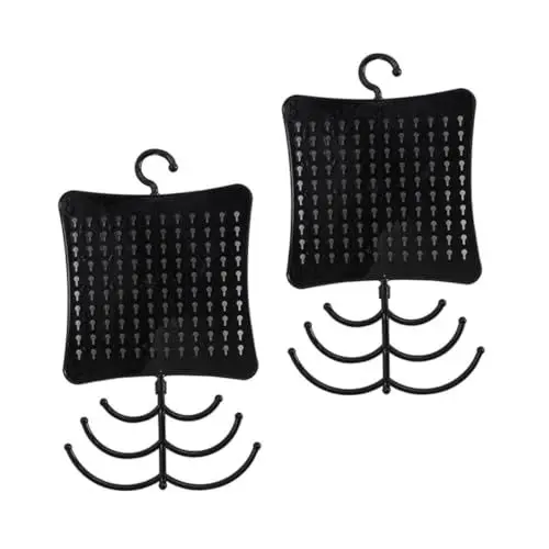 Produktbild: WATIIFUFU Schmuck- -organizer 2-in-1-schlüssel- Und Schmuckhalter Wandregal Zur Aufbewahrung Von Halsketten Armbändern Und Ohrringen