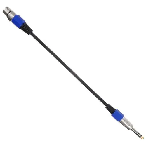 Produktbild: WATIIFUFU Vielseitiges Audio-adapterkabel 2 Stück Auf 1/4 Stereo-Adapter-patchkabel Für Mikrofon Und Mischpult