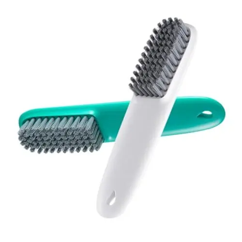 Produktbild: WATIIFUFU 2er Set 60g Schuhbürste Mit Langem Griff Multifunktionale Reinigungsbürste Für Schuhe Und Wäsche Tragbare Bürste Und Für Effektive Schuhpflege