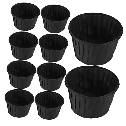 Produktbild: WATIIFUFU 60 Stücke Cupcake Tassen Wrapper Papier Muffin Backen Tassen Zubehör Für Home Dessert Shop