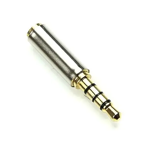 Produktbild: WATIIFUFU Adapterstecker für Kopfhörer Audio Converter Audio konverter Kopfhörer-Wandler. Steckeradapter weiblich auf männlich stoßverbinder 3,5-Audio-Adapter 3,5 auf 3,5 Adapter