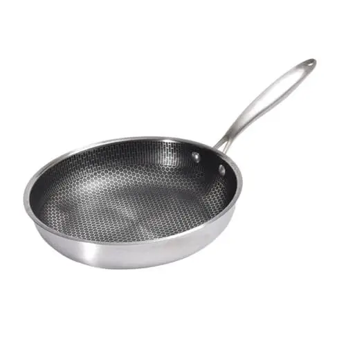 Produktbild: WATIIFUFU Edelstahl-wabenpfanne Antihaft-kochen Bratpfanne Deckel Küche Kochgeschirr