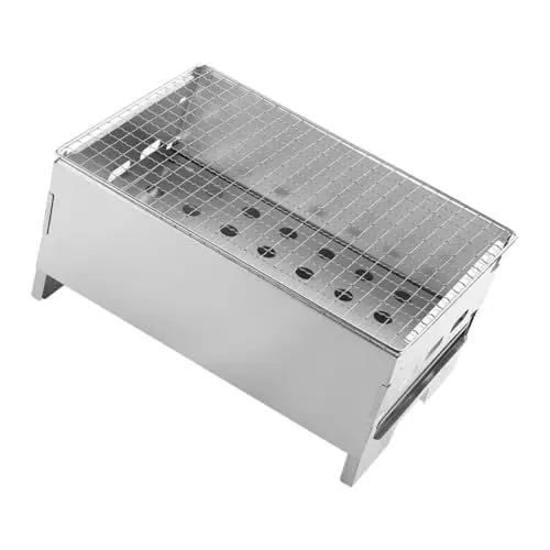 Produktbild: WATIIFUFU Kleiner Grillgrill Tragbarer Camping-grillrost Outdoor-grillrost Für Camping-bbq