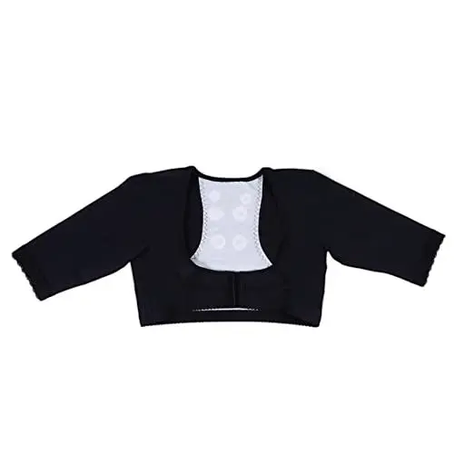 Produktbild: WATIIFUFU Buckelkorrektur Bruststütze graceling büroradio allureme Ärmelhalter für Damen Tankini für Damen Damenoberteile damen oberteile Armformer formende Kompressionsoberteile Acryl Black