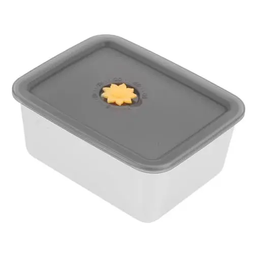 Produktbild: WATIIFUFU Lunchbox Aus Edelstahl Für Zuhause Tragbare Vorratsbehälter Für Lebensmittel Kühlschrank-organizer 2-teiliges Set