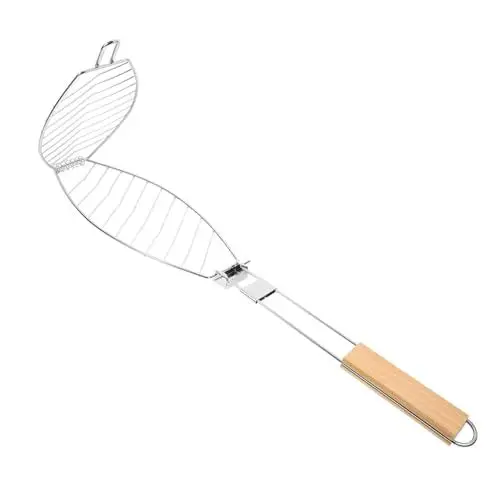 Produktbild: WATIIFUFU Gegrillte Fischklammern Grillkorb Grillnetz Für Grillfleisch Grillgestell Gemüsegrillgestell Camping Grillkorb Fischgrillkorb Rindfleisch Grillkorb Rindfleisch