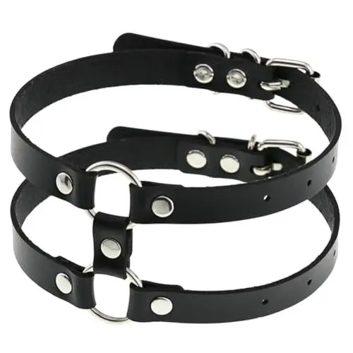 Produktbild: WATIIFUFU Gothic Layered Choker Halskette Für Steampunk Stil Mehrschichtige Halskette Rosé Ideal Für Punk Kleidung Und Konzert Outfits Modisches Schmuckstück
