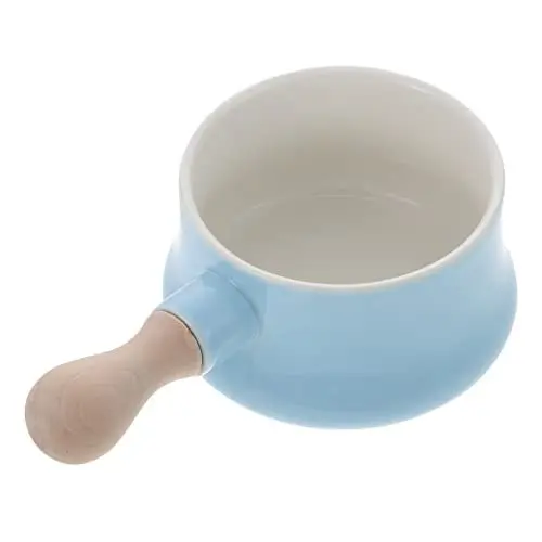 Produktbild: WATIIFUFU Keramikschale ramen bowl frühstücksbowl nachtischschalen keramikschüsseln salat schüssel Frühstücksbehälter Kaffeewärmer Suppentopf Suppenschüssel Frühstücksschale aus Keramik Blue