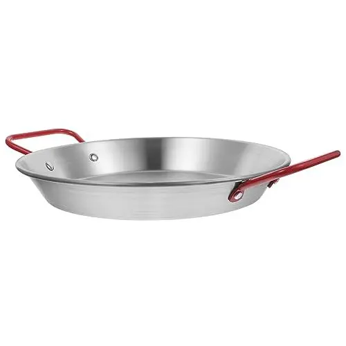Produktbild: WATIIFUFU Küchenwaren Brat-wok Mit Antihaftbeschichtung Bratpfanne Umrühren Antihaft-wok-pfanne Paella-kochpfanne Spaghettipfanne Brathähnchenpfanne Bratpfanne Mit Deckel Crêpe-pfanne Silver