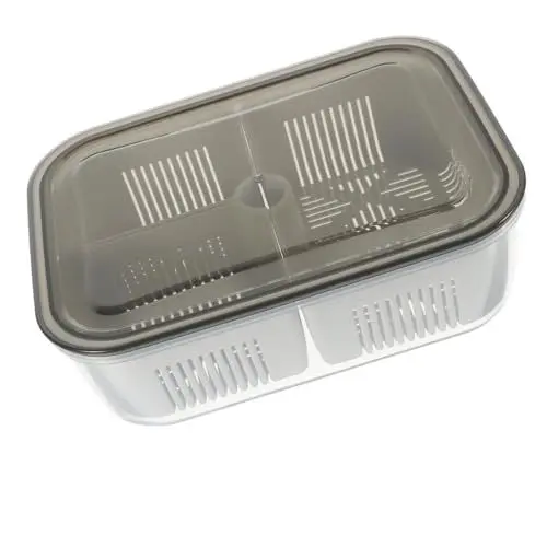 Produktbild: WATIIFUFU Zwiebel-knoblauch-kühlschrank-aufbewahrungsbehälter Küchen-organizer Leicht Zu Reinigende Kühlschrank-aufbewahrungsbox