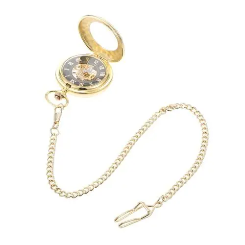 Produktbild: WATIIFUFU Taschenuhr Mit Römischen Ziffern Und Für Herren Vintage-Steampunk-Stil Uhr Mit Halskette Vatertag