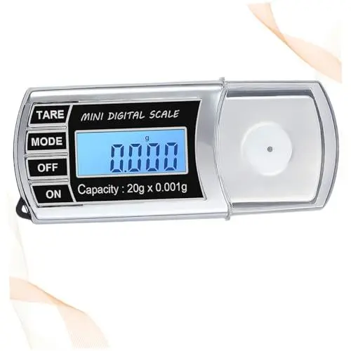 Produktbild: WATIIFUFU digitale schmuckwaage gramm präzisionswaage Jewelry scale hochpräzise elektronische Waagen Tasche für Schmuckwaagen Miniwaage digital hochpräzise Digitalwaage Black
