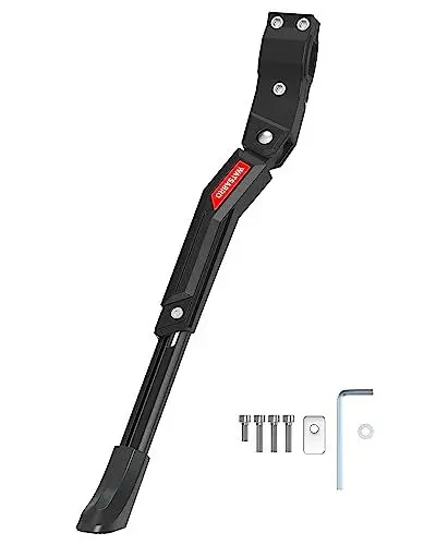 Produktbild: WATSABRO Fahrradständer 24-29 Zoll,rutschfest Seitenständer, Höhenverstellbar,Stabil Fahrradständer für Mountainbike, Trekkingrad, Cityrad