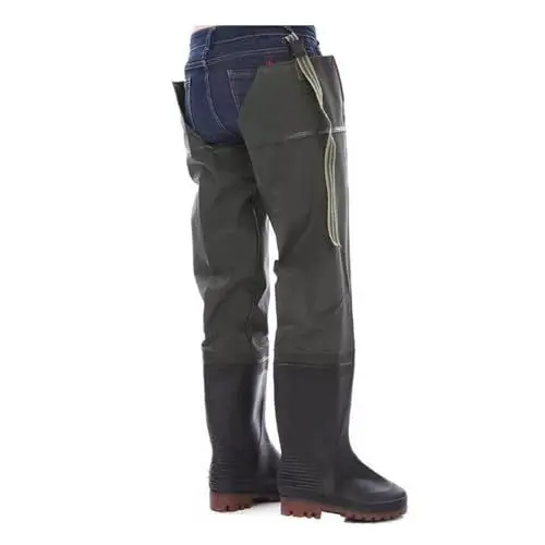 Produktbild: Watstiefel 80 cm Hohe Hüftwathose Für Männer Und Frauen, Leichte wasserdichte Hüftstiefel Für Angeln, Jagen Und Ackerland, Stollen-Außensohle(43 EU)