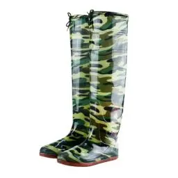 Produktbild: Watstiefel Camouflage Watstiefel Für Männer Frauen Hüftstiefel Leichtgewichtige wasserdichte Anti-Rutsch-Regenstiefel Für Angeln Jagd(44 EU)