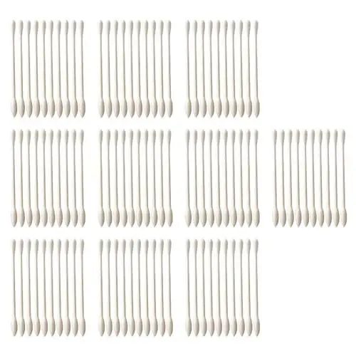 Produktbild: Wattestäbchen, einzeln verpackte Wattestäbchen, runde und spitze Form, doppelte Applikatoren mit Wattespitze für Ohren, Schönheitspflege, Reinigung von Watteköpfen