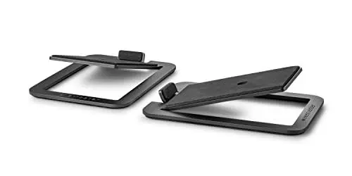 Produktbild: wavemaster P1 Lautsprecher Ständer-Set zur optimalen Aufstellung von Stereoboxen, schwarz
