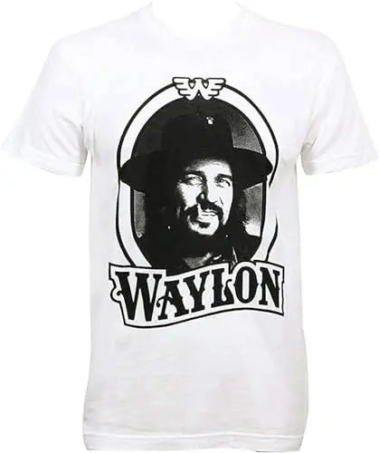 Produktbild: Waylon Jennings Wj Tour Men T-Shirt White S-3Xl_1209Casual Round Neck T Shirt White L
