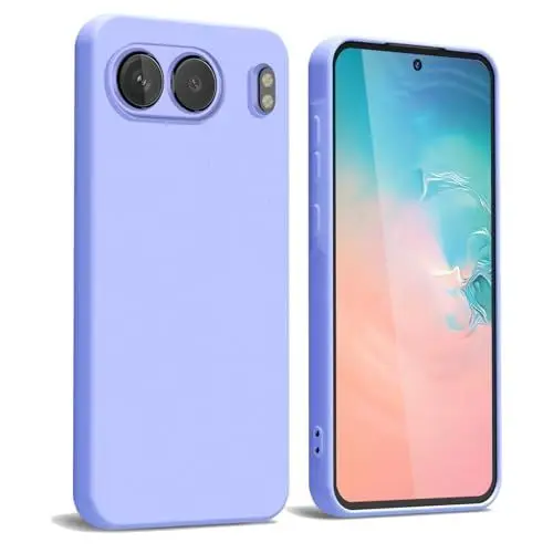 Produktbild: WBWONE Hülle für OnePlus Nord 4 5G Case, Silikon Handyhülle mit Stoffauskleidung Dünne Weiche TPU Soft Stoßfest Schutzhülle Cover - Lila