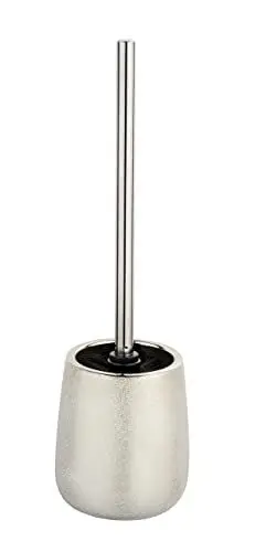Produktbild: WENKO WC-Garnitur Glimma Champagner-Gold Keramik - WC-Bürstenhalter, Keramik, 11.5 x 40 x 11.5 cm, Gold