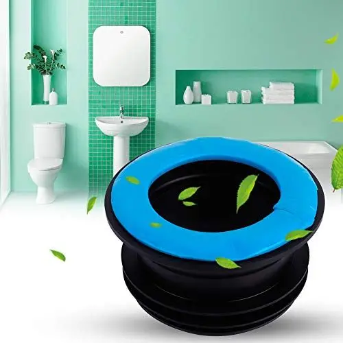 Produktbild: WC-Gummiring, Auslaufsicher Geruchsdichte Gummidichtung WC-Ringdichtung Abflussrohr Dichtungsring Ersatzteile für Toilette Zur Abflussrohrabdichtung Geeignet für 7,6 Cm Bis 10,2 Cm