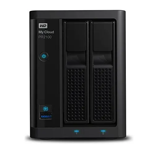 Produktbild: WD 4 TB My Cloud Pro PR2100 Pro Serie 2-Bay Network Attached Storage - NAS - WDBBCL0040JBK-EESN