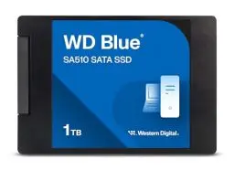 Produktbild: WD Blue SA510 SATA SSD 1 TB 2,5 Zoll (Lesen bis 560 MB/s, Schreiben bis 520 MB/s, Upgrade für PC/Laptop, dreimonatiges Probeabo von Dropbox Professional, Western Digital SSD Dashboard)