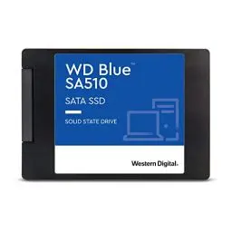 Produktbild: WD Blue SA510 SATA SSD 1 TB 2,5 Zoll (Lesen bis 560 MB/s, Schreiben bis 520 MB/s, Upgrade für PC/Laptop, dreimonatiges Probeabo von Dropbox Professional, Western Digital SSD Dashboard)